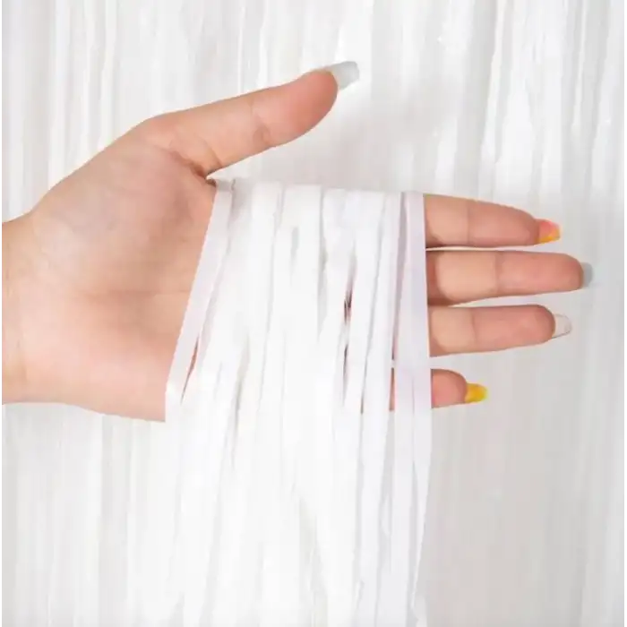 AsilTech Soft Beyaz Renk Duvar ve Kapı Perdesi