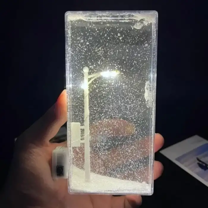 AsilTech Sokak Lambalı Kar Küresi Demonte