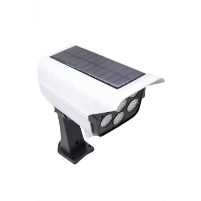 AsilTech Solar Bahçe Aydınlatması Hareket Sensörlü Uzaktan Kumandalı Kamera Görünümlü