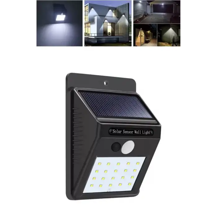 AsilTech Solar Dekoratif Lambası Sensörlü Led Işık Bahçe Aydınlatma Yeni Nesil