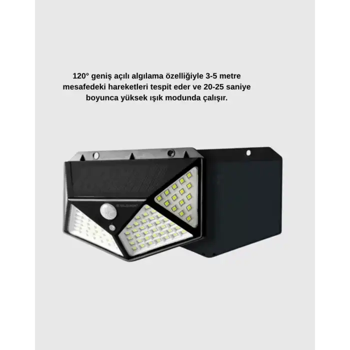 AsilTech Solar Güçlü 100 LED Bahçe Lambası – Enerji Tasarruflu, Suya Dayanıklı ve Geniş Açılı Işık