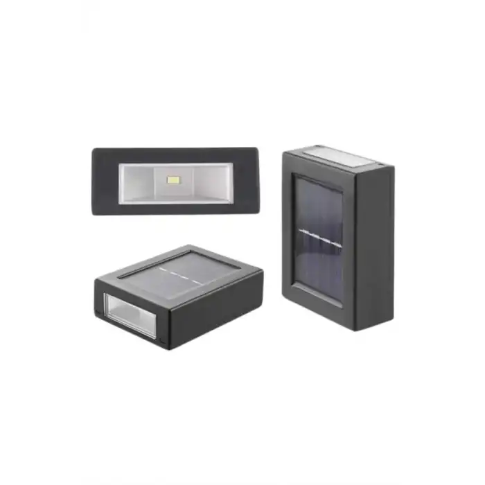 AsilTech Solar Lamba Dekoratif Aplik Su Geçirmez Led Işıklı Duvar Lambası