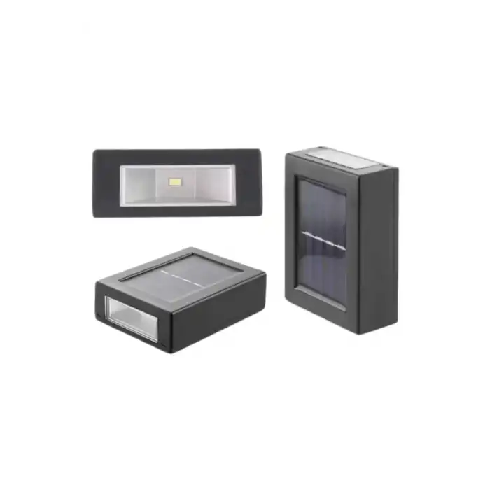 AsilTech Solar Lamba Dekoratif Aplik Su Geçirmez Led Işıklı Duvar Lambası