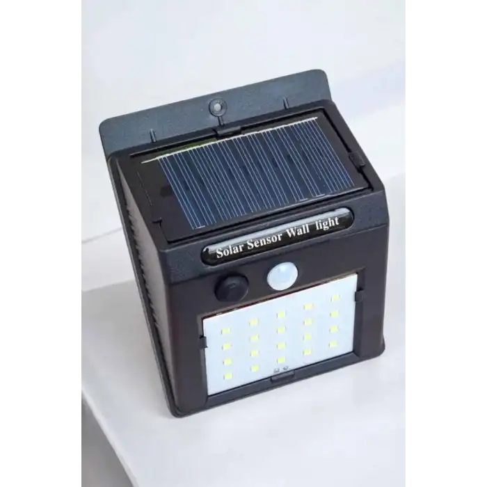 AsilTech Solar Lamba Giriş, Bahçe Yol Avlu Hareket Sensörlü Led Parlak Gece Su Geçirmez