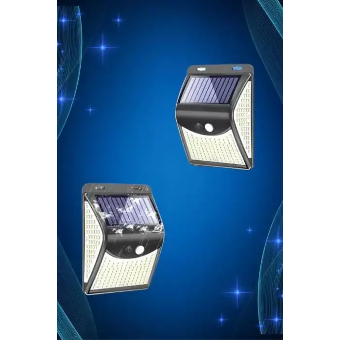 AsilTech Solar Sensörlü Duvar Lambası Bahçe Lamba 20 Led Işık