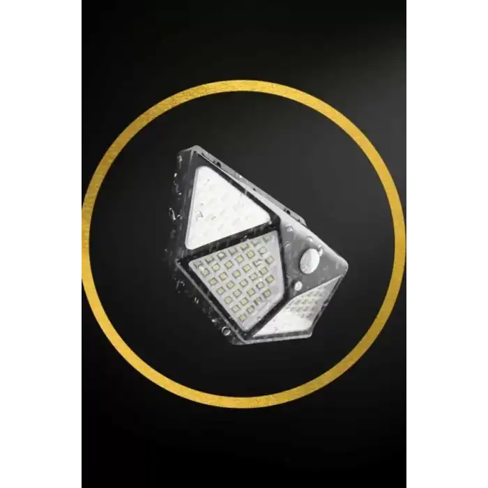 AsilTech Solar Sensörlü Duvar Lambası Bahçe Lambası Parlak Beyaz Işık Suya Dayanıklı