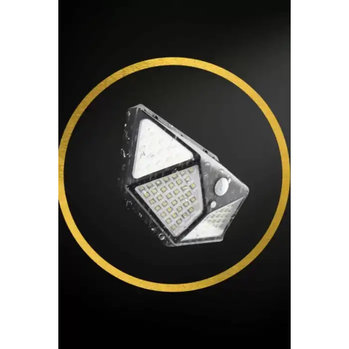 AsilTech Solar Sensörlü Duvar Lambası Bahçe Lambaso Parlak Beyaz Işık Suya Dayanıklı
