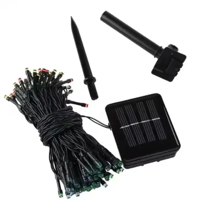 AsilTech Solar Siyah Kablo Bahçe Aydınlatması