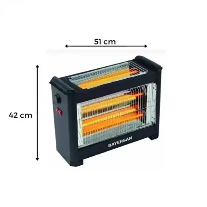 AsilTech Şömine Tipi Isıtıcı Soba 1800W