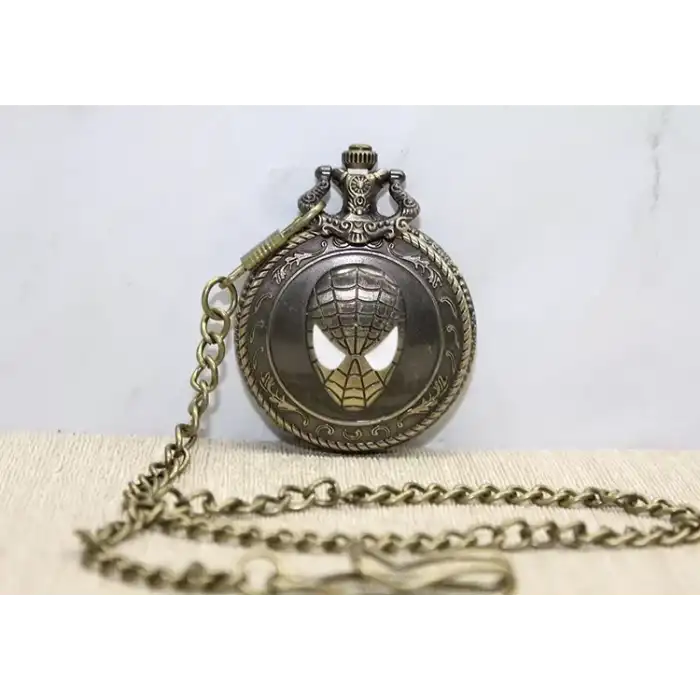 AsilTech Spiderman Tasarımlı Köstekli Saat Model 2