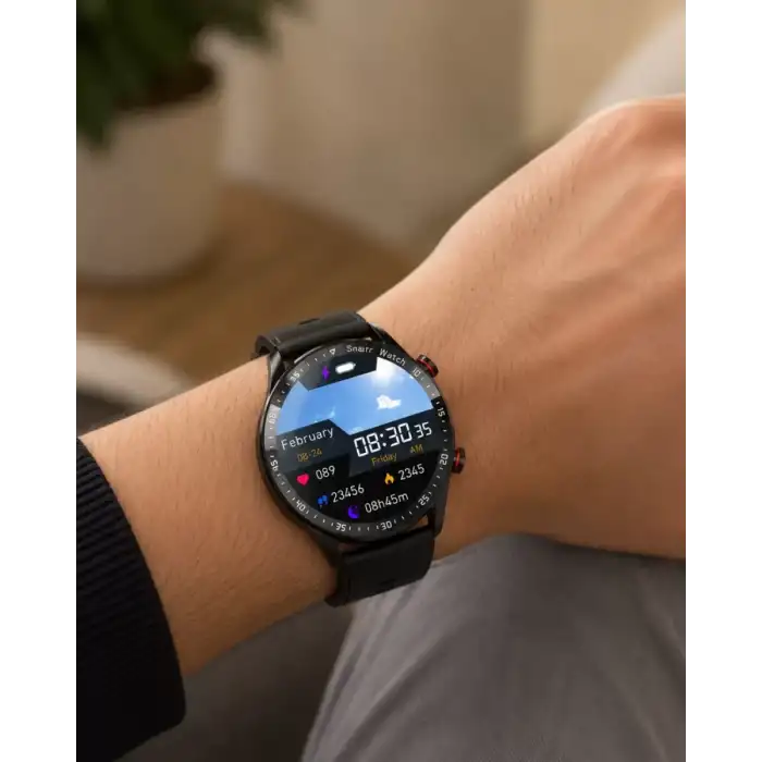 AsilTech Spor Akıllı Saat Suya Dayanıklı Geniş Ekran ve Güçlü Batarya