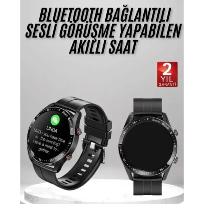 AsilTech Spor Akıllı Saat Suya Dayanıklı Geniş Ekran ve Güçlü Batarya