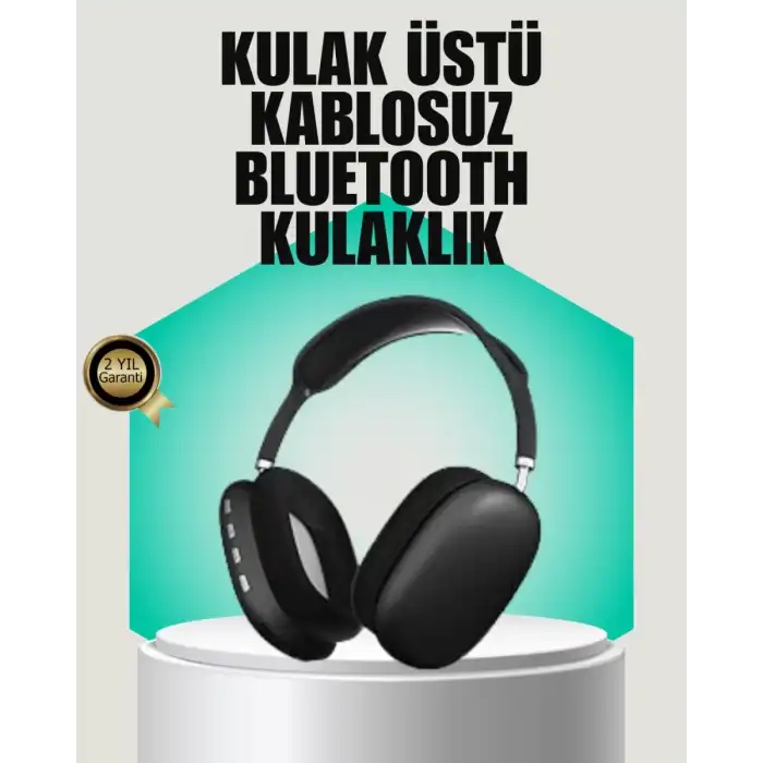 AsilTech Stereo Ses Kaliteli Bluetooth Kulaklık | Katlanabilir ve Ergonomik Tasarım