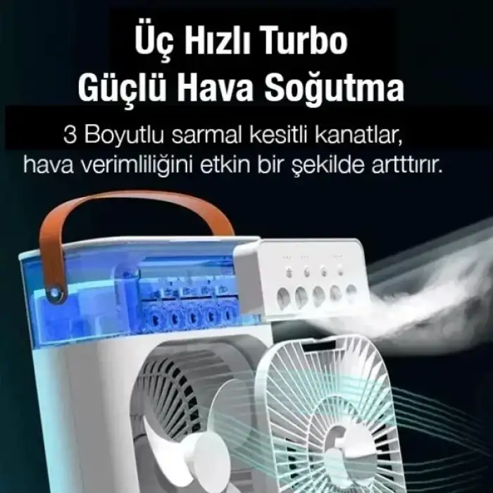 AsilTech Su Hazneli Masa Vantilatörü