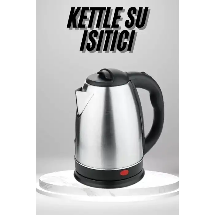 AsilTech Su Isıtıcı 220 - 240 V Paslanmaz Çelik Kettle Uzun Ömürlü 2000 Watt