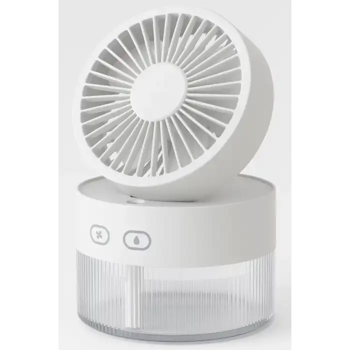 AsilTech Su Spreyli Katlanır Başlıklı USB Mini Fan