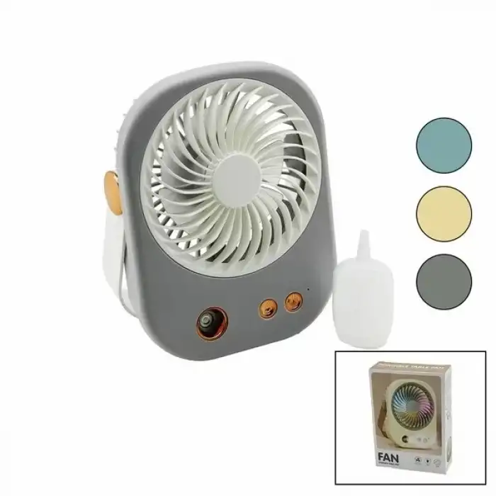 AsilTech Su Spreyli Masaüstü USB Mini Fan