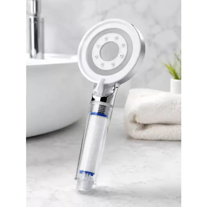 AsilTech Su Tasarruflu Filtreli Duş Başlığı Yüksek Basınçlı Modern Duş Başlığı