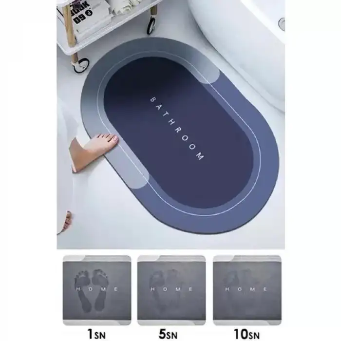 AsilTech Süper Su Emici Kaymaz Tabanlı Paspas