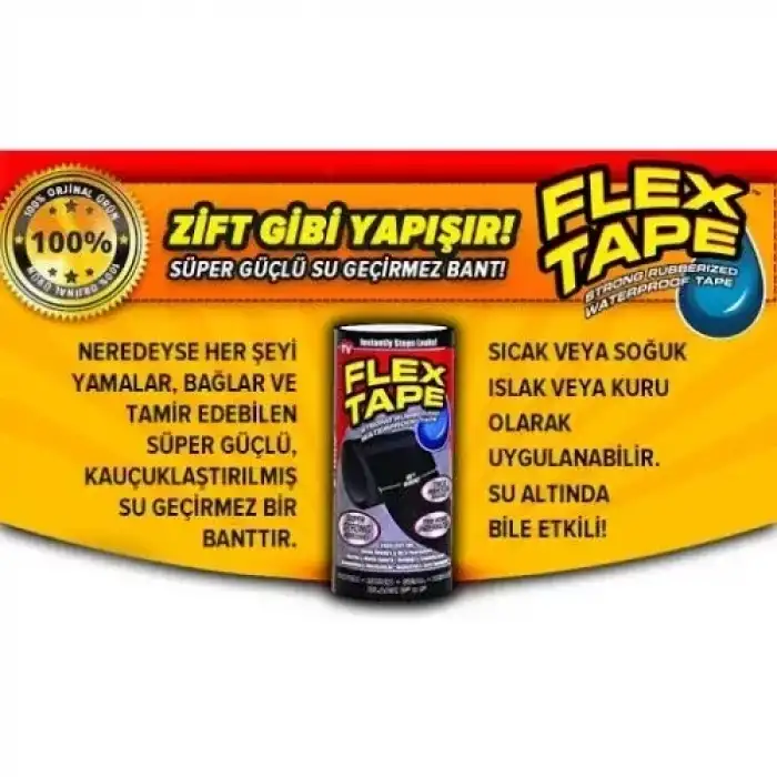 AsilTech Suya Dayanıklı Bant Flex Tape