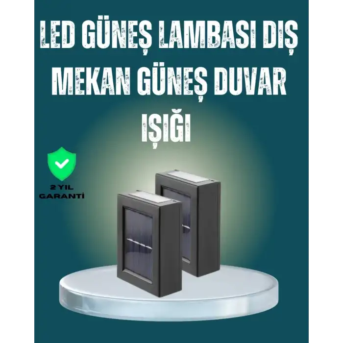 AsilTech Suya Dayanıklı Güneş Enerjili Bahçe Lambası