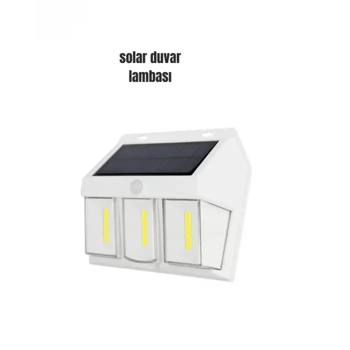 AsilTech Suya Dayanıklı Solar Duvar Lambası – Akıllı Gece Sensörlü Işık