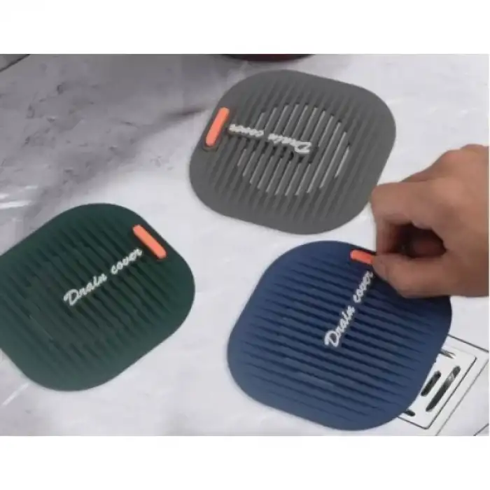 AsilTech Süzgeçli Lavabo Gider Koruyucu Mat Gri