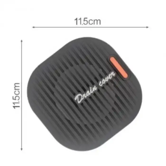 AsilTech Süzgeçli Lavabo Gider Koruyucu Mat Gri