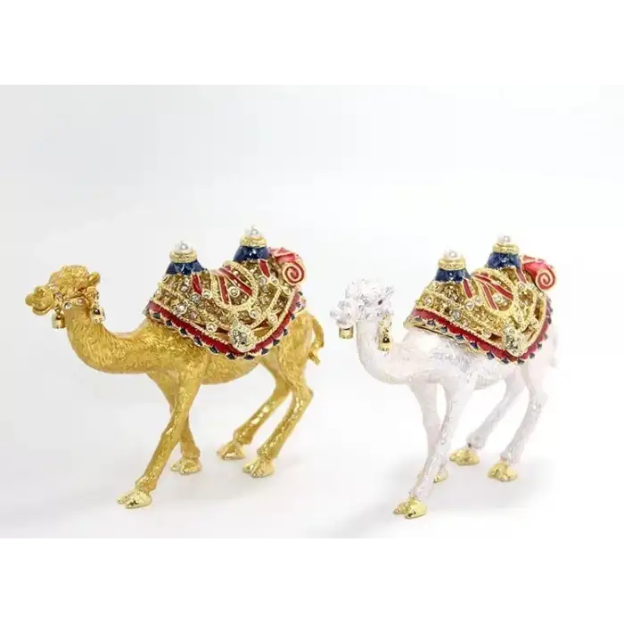 AsilTech Swarovski Taşlı Tekli Deve Figürü Model 8