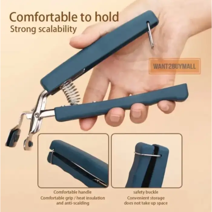 AsilTech Tabak Tepsi Kelepçesi Yanma Önleyici