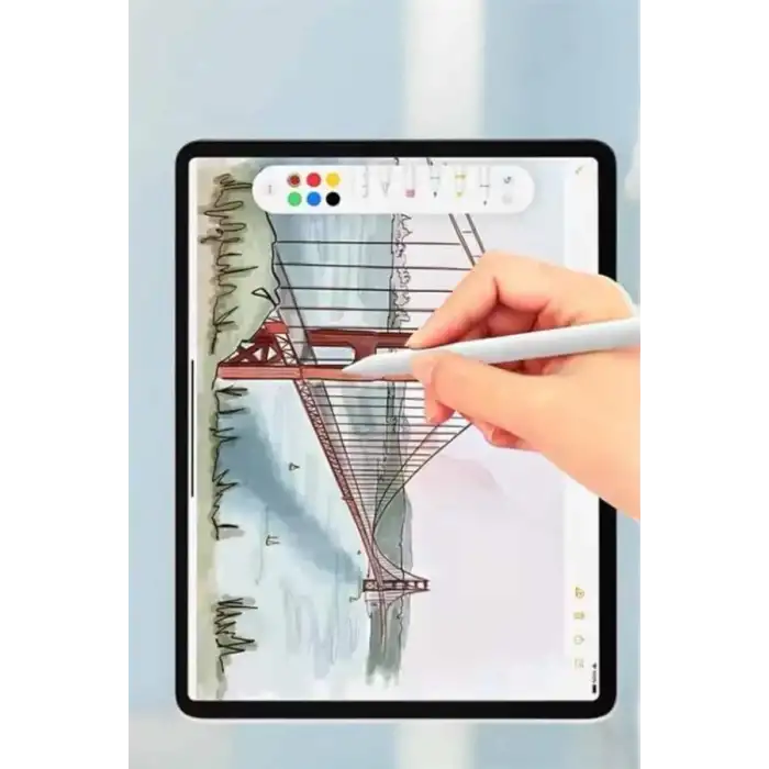 AsilTech Tablet Kalemi iOS Android Windows Uyumlu Yedek Uçlu Universal Çizim Kalemi