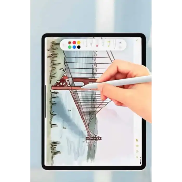 AsilTech Tablet Kalemi iOS Android Windows Uyumlu Yedek Uçlu Universal Çizim Kalemi