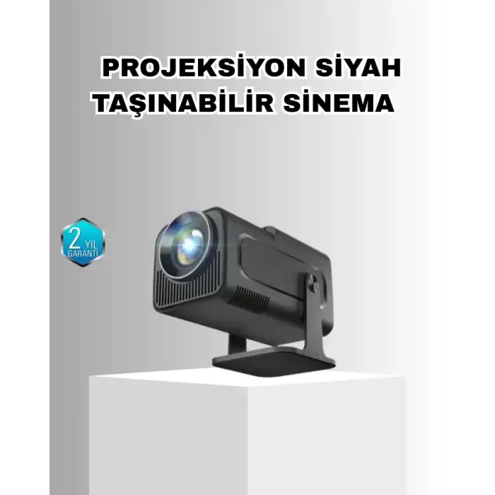 AsilTech Taşınabilir Akıllı Projeksiyon HDMI USB Uyumlu Oyun Destekli Kompakt