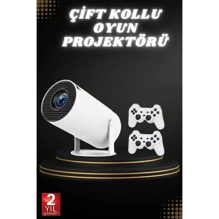 AsilTech Taşınabilir Android Projeksiyon Ayaklı Çift Kollu 4K Çözünürlüklü Sinema Projeksiyonu