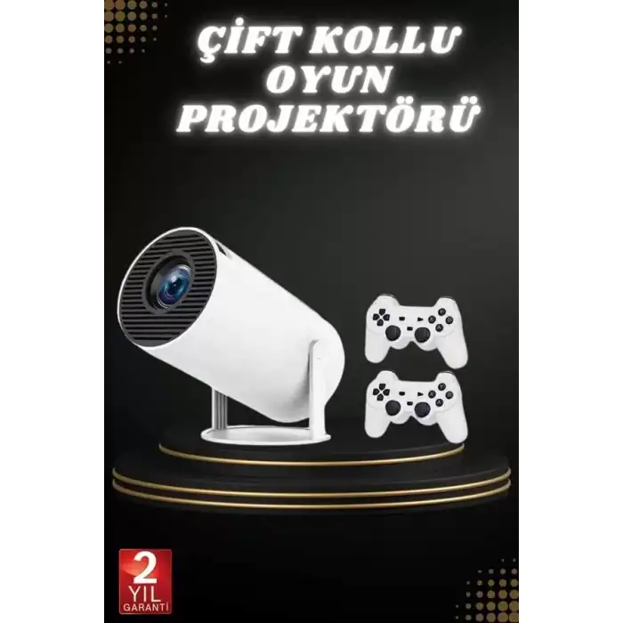 AsilTech Taşınabilir Android Projeksiyon Ayaklı Çift Kollu 4K Çözünürlüklü Sinema Projeksiyonu