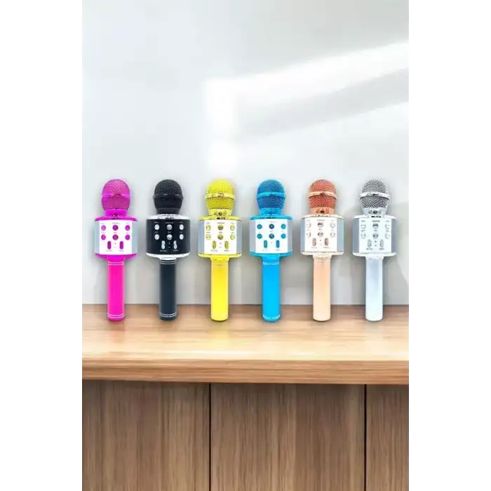 AsilTech Taşınabilir Bluetooth Karaoke Mikrofon: Hafıza Kart Girişli, Etkileyici Performans