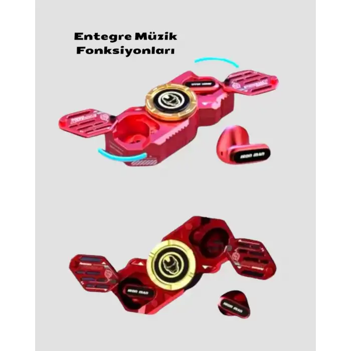 AsilTech Taşınabilir Bluetooth Müzikli Spinner – Enerjik, Şık ve Eğlenceli Tasarım