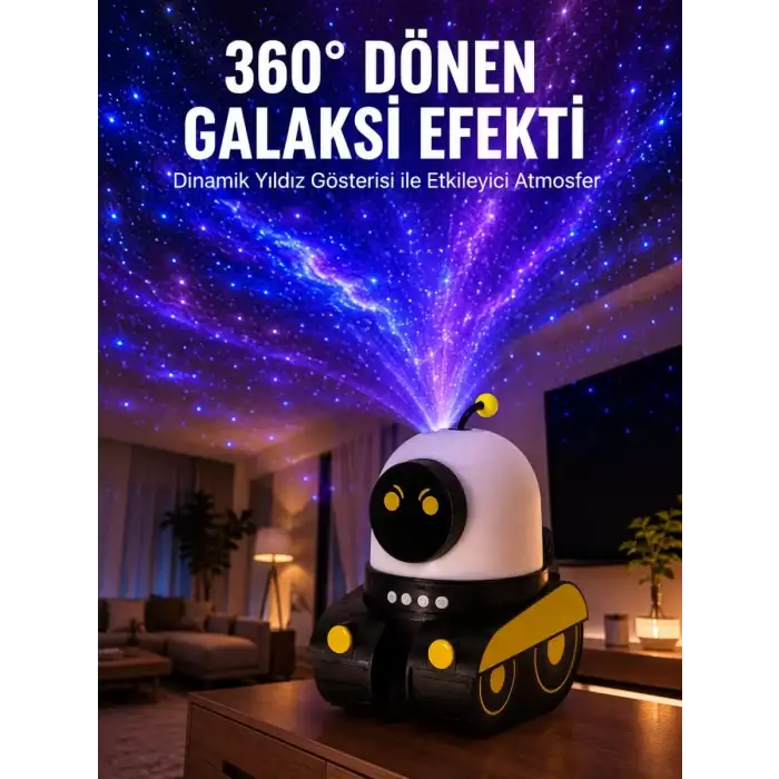 AsilTech Taşınabilir Lityum Bataryalı Led Gece Lambası ve Projektör Yeni Nesil