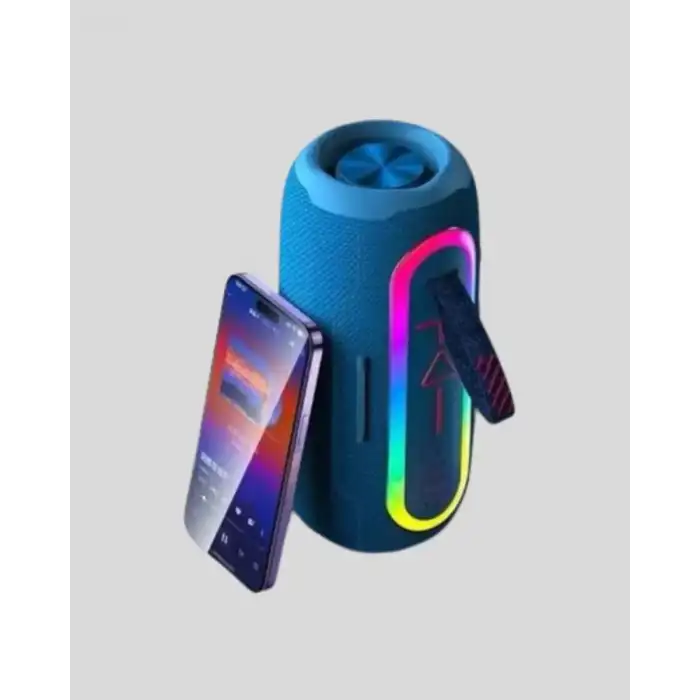 AsilTech Taşınabilir Mini Bluetooth Hoparlör Güçlü Ses ve Şık Kırmızı Tasarım