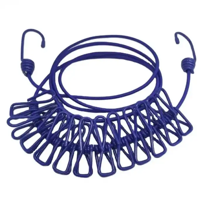 AsilTech Taşınabilir Pratik Mandallı Çamaşır İpi