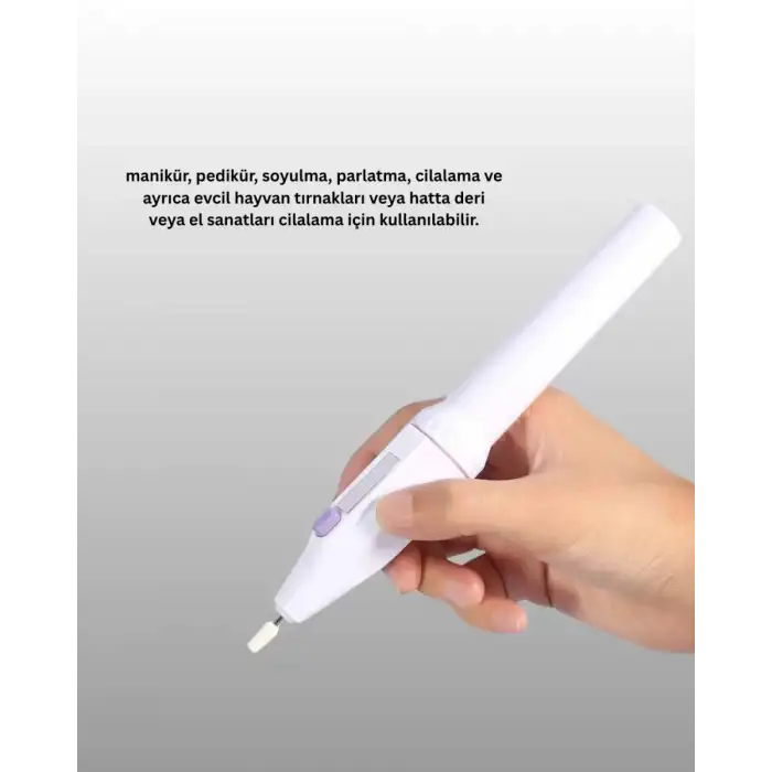 AsilTech Taşınabilir Profesyonel Manikür Pedikür Seti