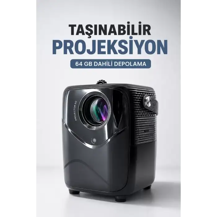 AsilTech Taşınabilir Projeksiyon 64 GB Dahili Depolama