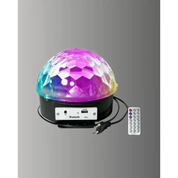 AsilTech Taşınabilir RGB Disko Topu Bluetooth ve Uzaktan Kumanda Özellikli