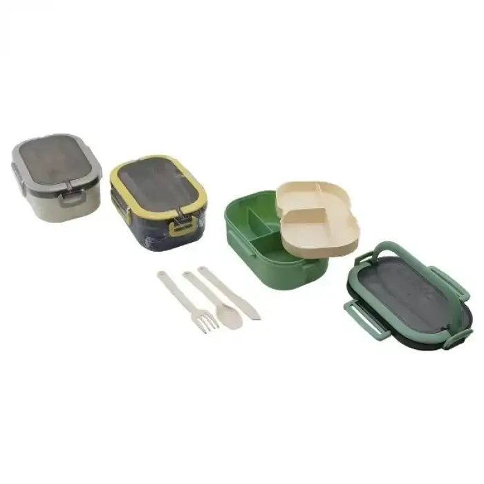 AsilTech Tek Katlı Bölmeli Beslenme Kutusu