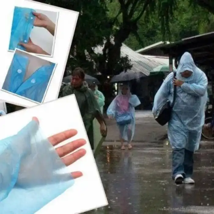 AsilTech Tek Kullanımlık Yağmurluk