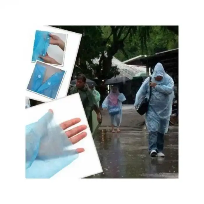 AsilTech Tek Kullanımlık Yağmurluk