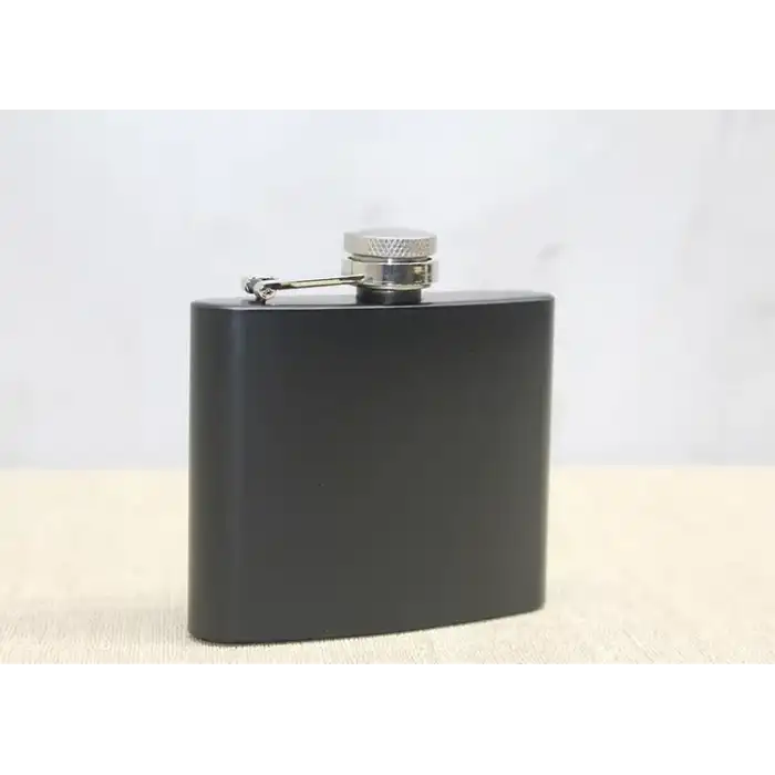 AsilTech Tekli Siyah 5 Oz Matara