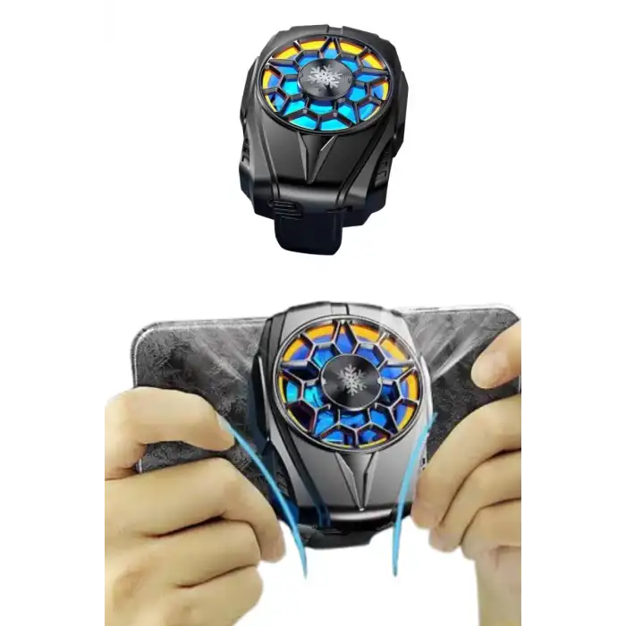 AsilTech Telefon Soğutucu Fan Güçlü Motor Radyatör Cep Telefon Soğutma