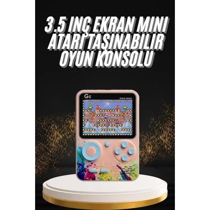 AsilTech Televizyona Bağlanan Çift Joystick Taşınabilir Klasik Retro Oyunlu