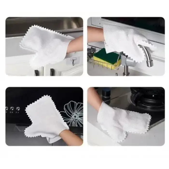 AsilTech Temizlik Toz Alma Eldiveni 10 Adet